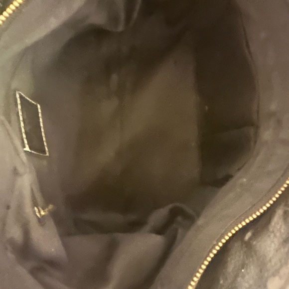 Coach Metallic Signature Jacquard Satchel + Cosmetic Pouch Copper Gold - Picture 7 of 16